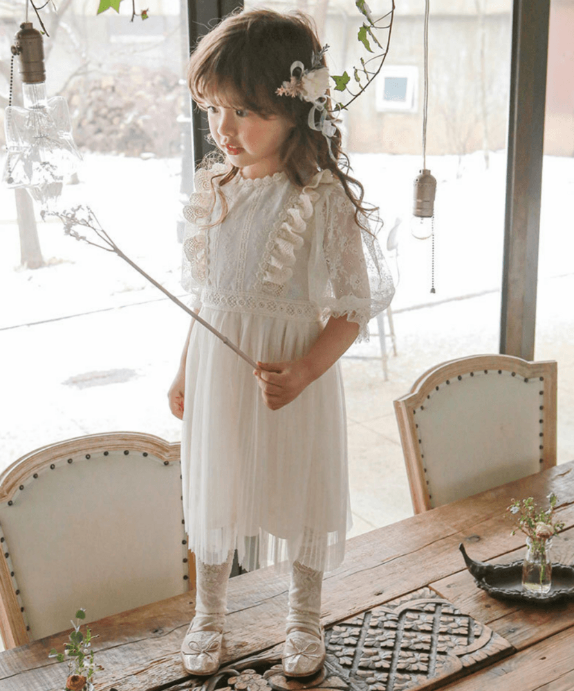 ピアノ発表会 結婚式用 子どもドレス プリーツスカート