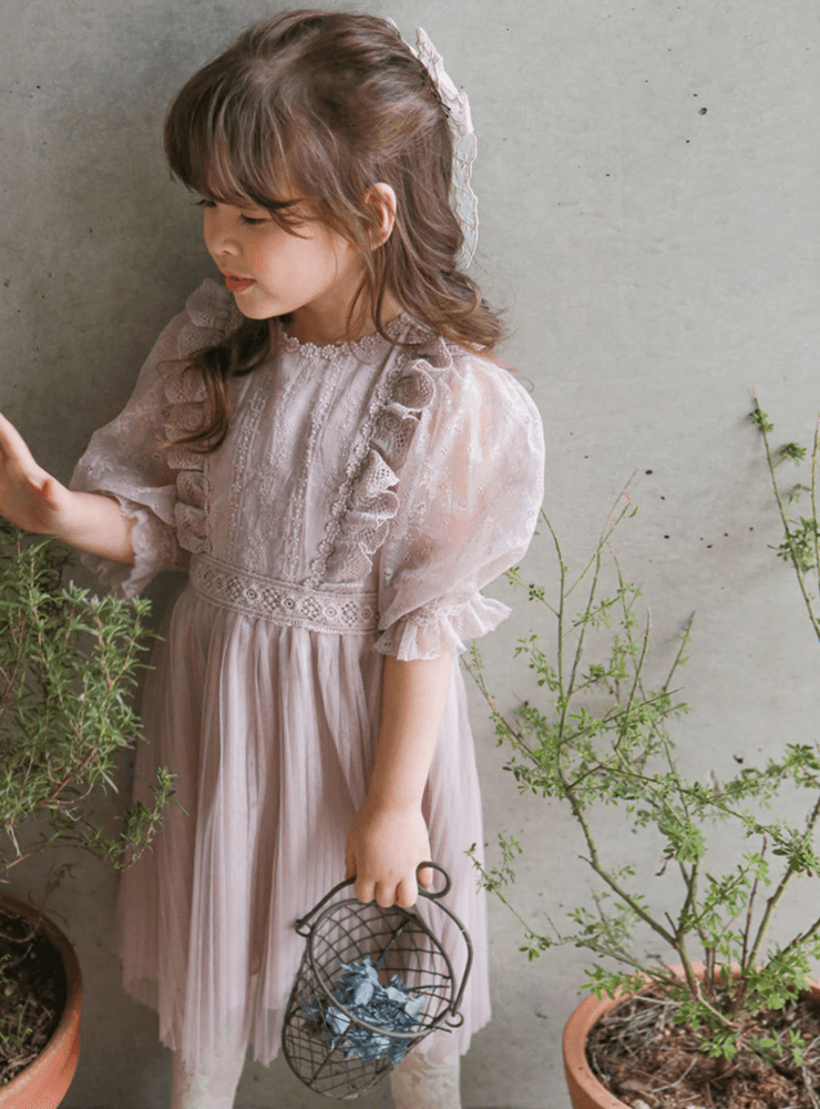 ピアノ発表会 結婚式用 子どもドレス プリーツスカート