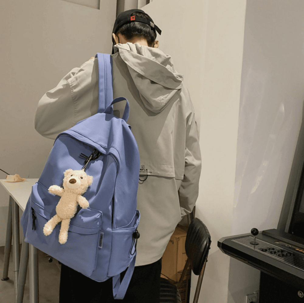 子ども服 くまのぬいぐるみ付子どもリュック
