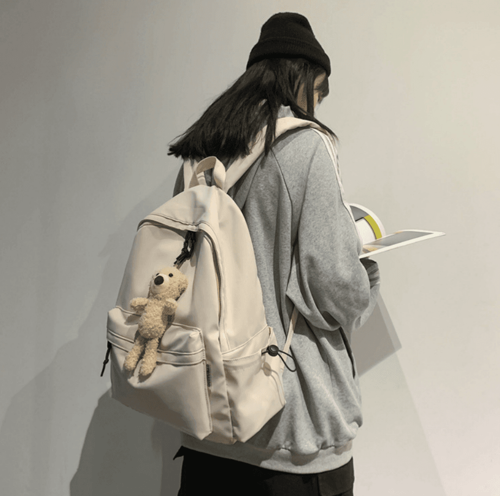 子ども服 くまのぬいぐるみ付子どもリュック