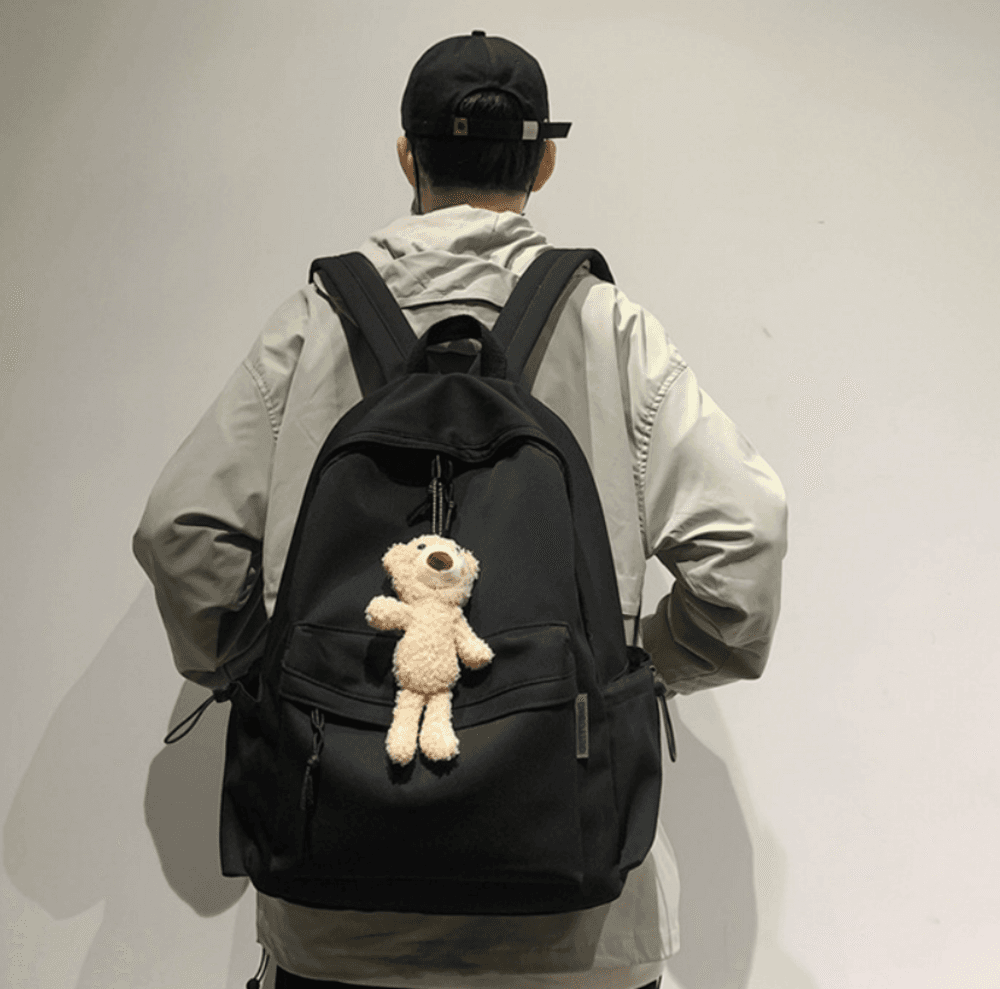 子ども服 くまのぬいぐるみ付子どもリュック