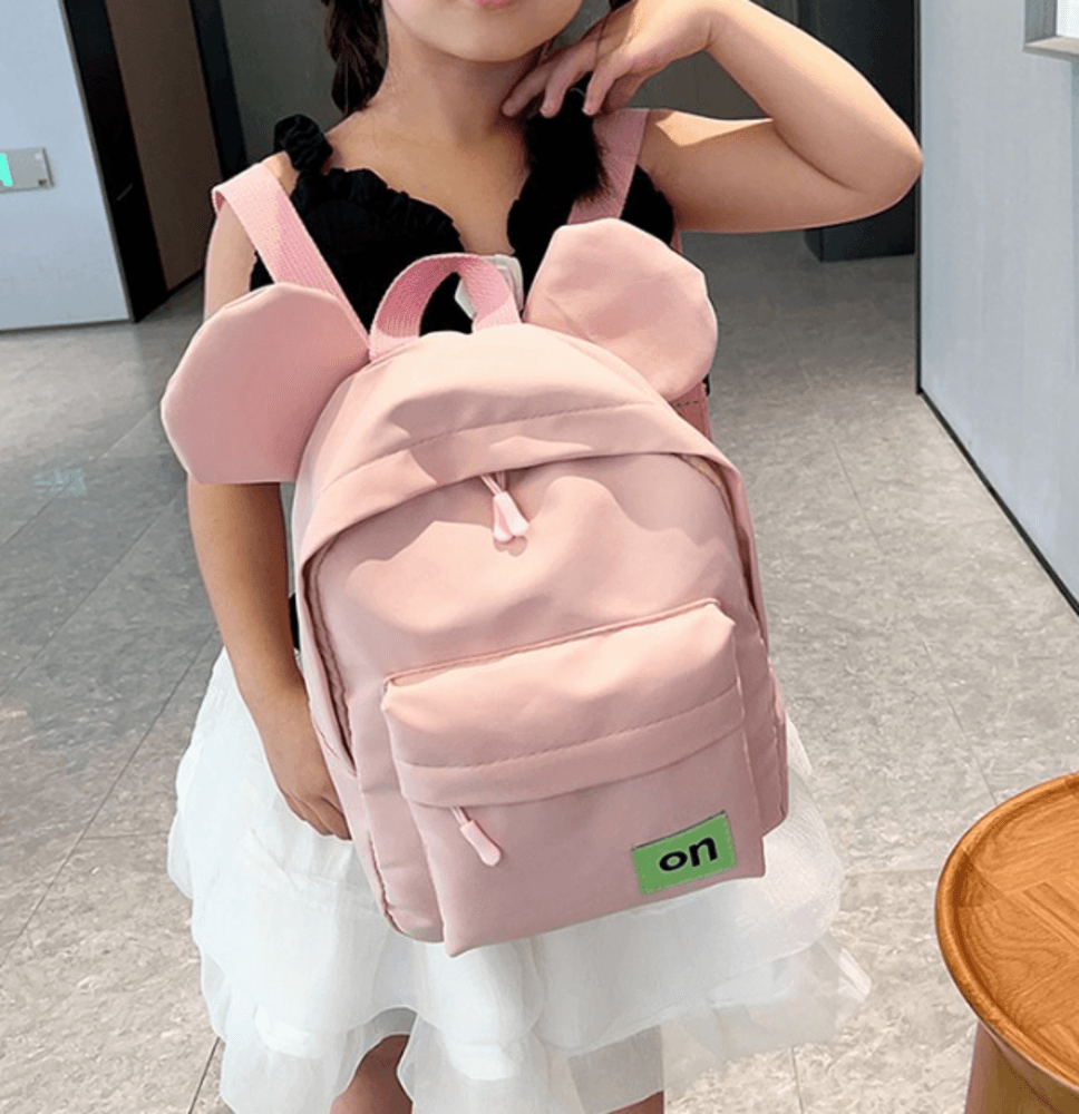 子ども服 子どもリュック くま耳付きシンプルリュック