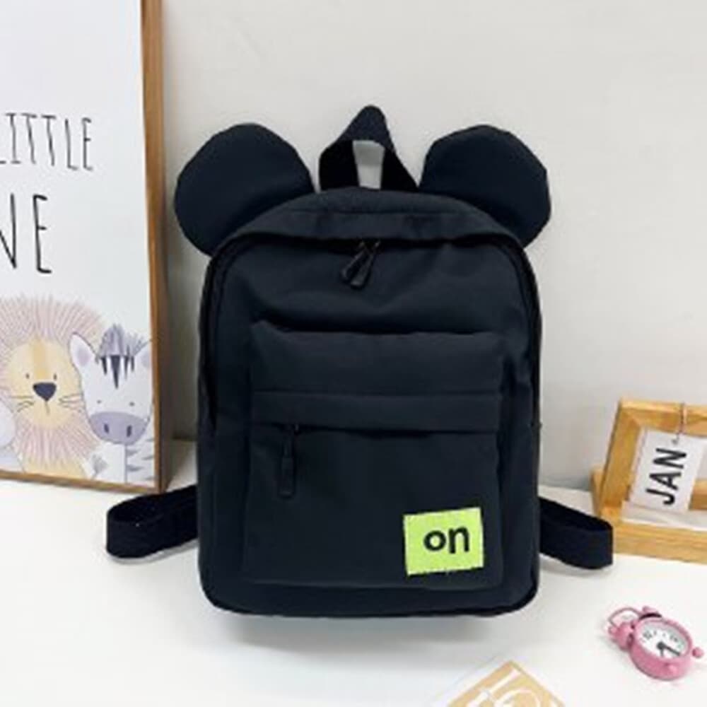 子ども服 子どもリュック くま耳付きシンプルリュック