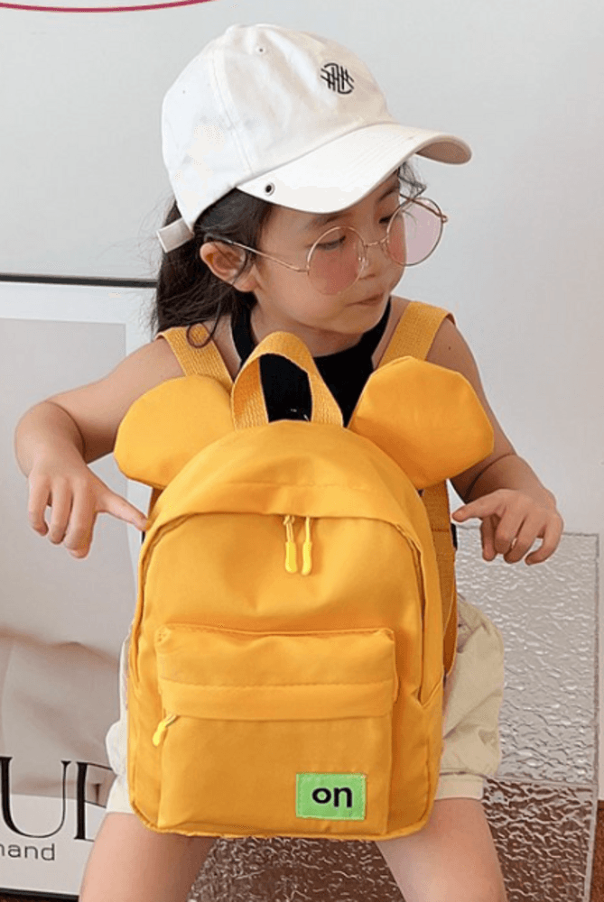 子ども服 子どもリュック くま耳付きシンプルリュック