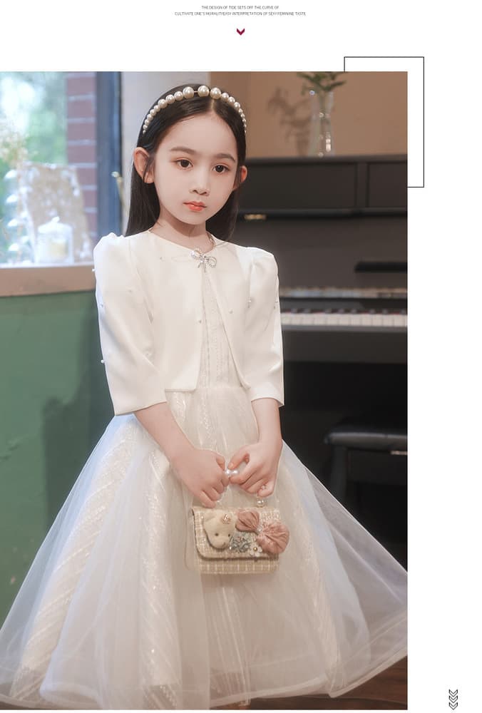 ピアノ発表会 結婚式用 子どもドレス ディズニー スーツフラワーエレガントキッズドレス
