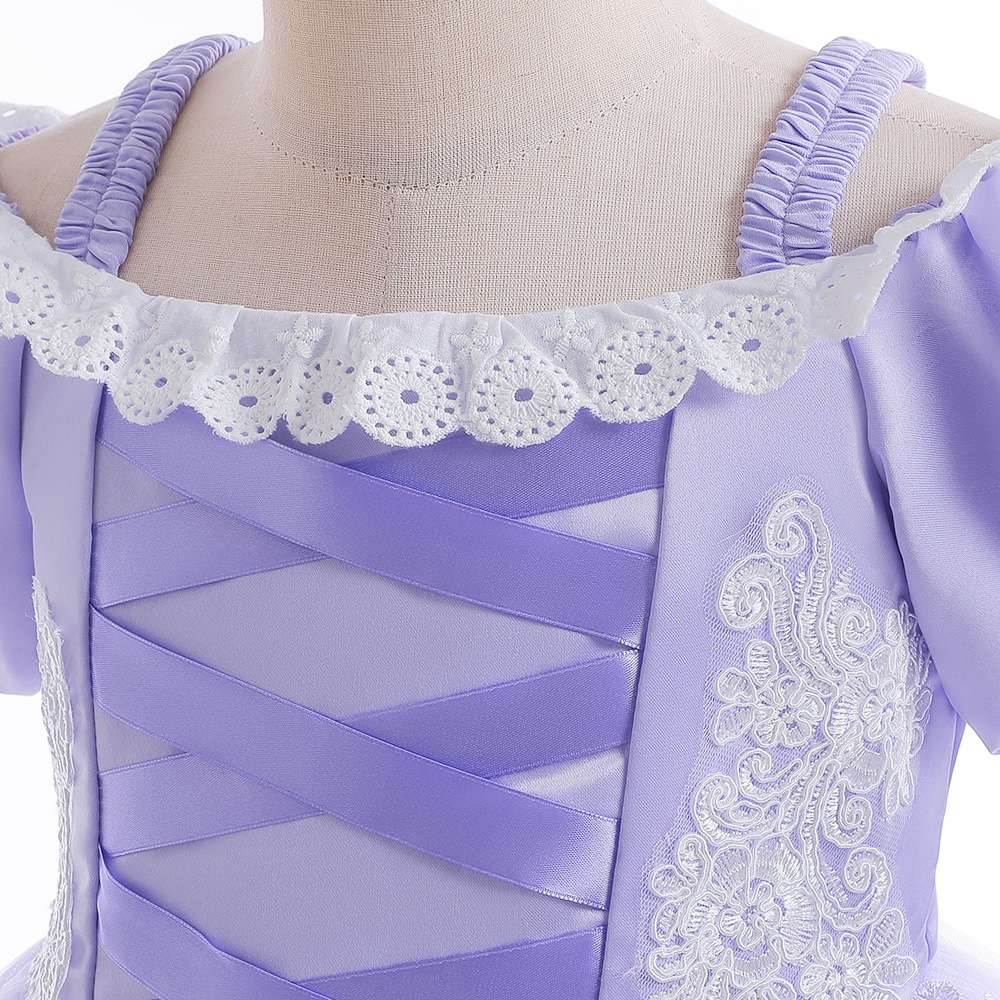ピアノ発表会 結婚式用 子どもドレス ディズニー ラプンツェル風 魔法のプリンセスドレス