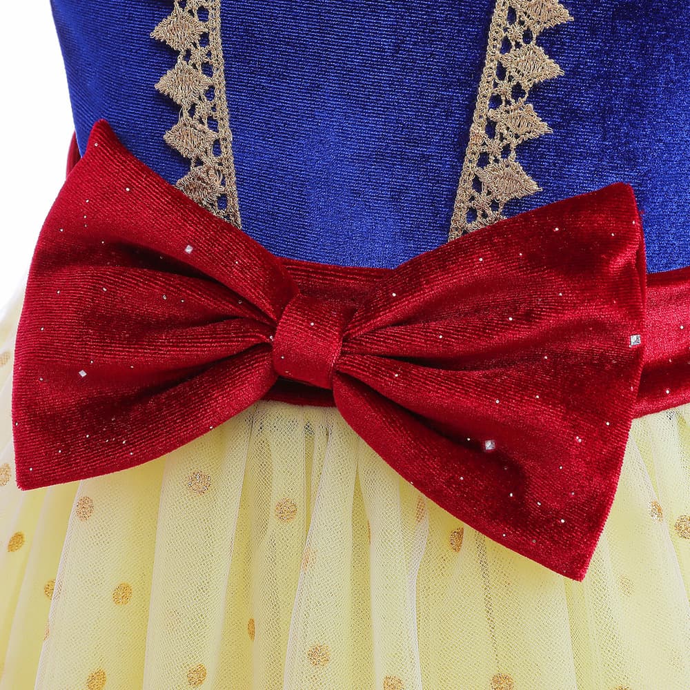 ピアノ発表会 結婚式用 子どもドレス ディズニー プリンセス 白雪姫風チュールドレス