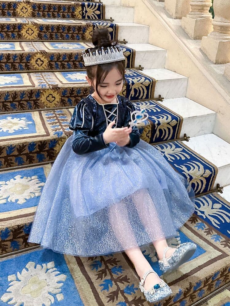 ピアノ発表会 結婚式用 子どもドレス ディズニー プリンセス チュールドッキングドレス