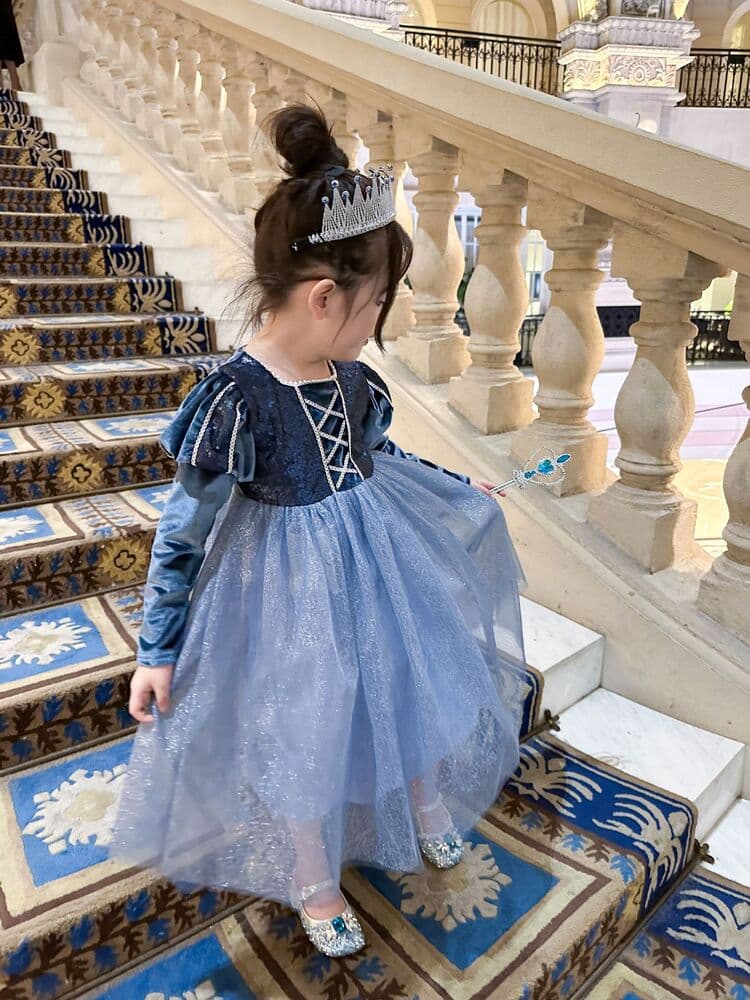 ピアノ発表会 結婚式用 子どもドレス ディズニー プリンセス チュールドッキングドレス