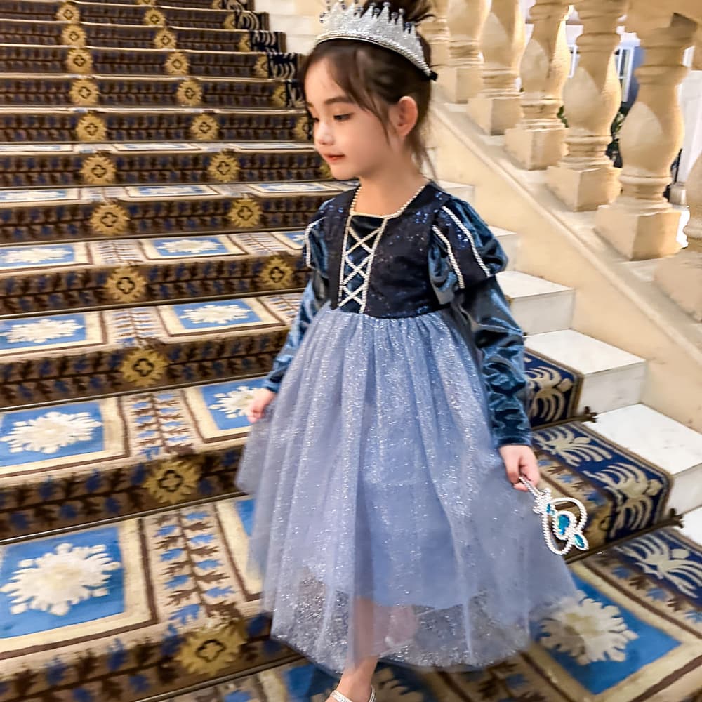 ピアノ発表会 結婚式用 子どもドレス ディズニー プリンセス チュールドッキングドレス