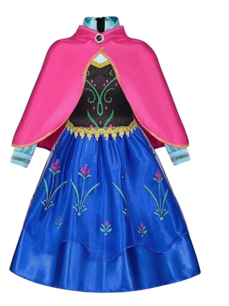 ピアノ発表会 結婚式用 子どもドレス ディズニー アナ風 魔法の雪国プリンセスドレス