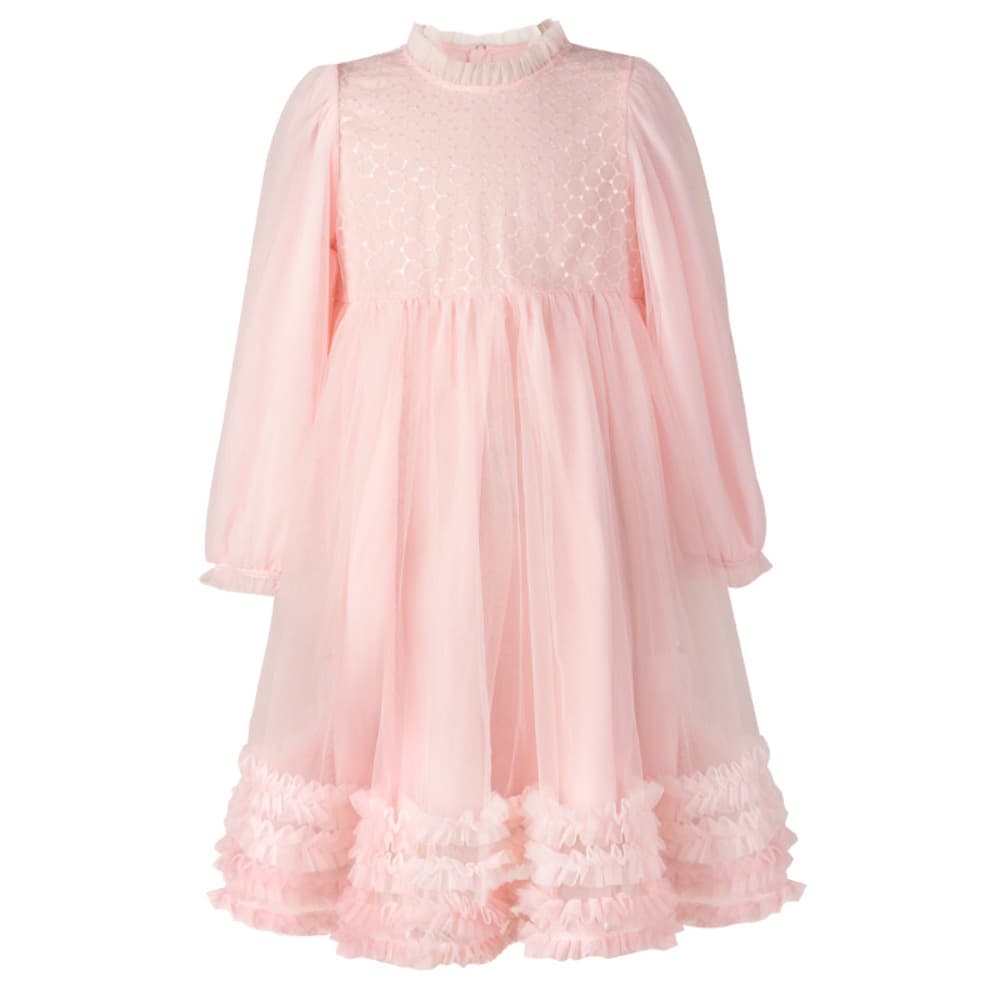 ピアノ発表会 結婚式用 子どもドレス フリルプリンセスドレス