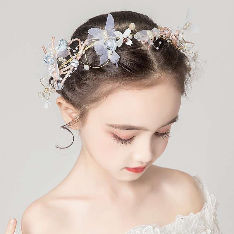 フラワーリースヘアアクセサリー