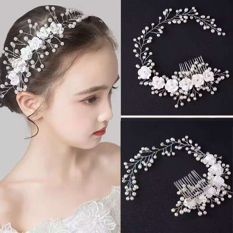 ボタニカルパールヘアアクセサリー