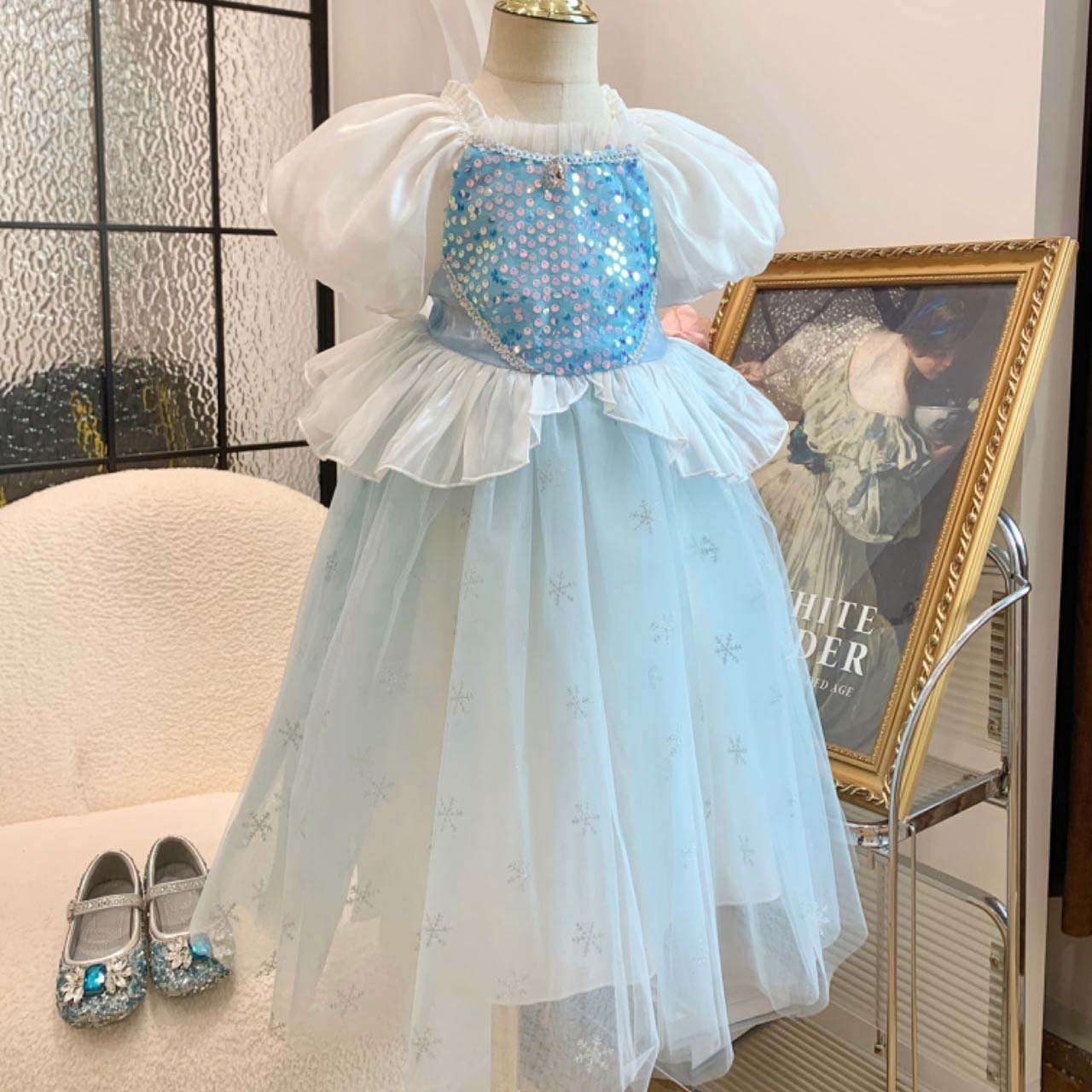 ピアノ発表会 結婚式用 子どもドレス ディズニー シンデレラ風 魔法のプリンセスドレス