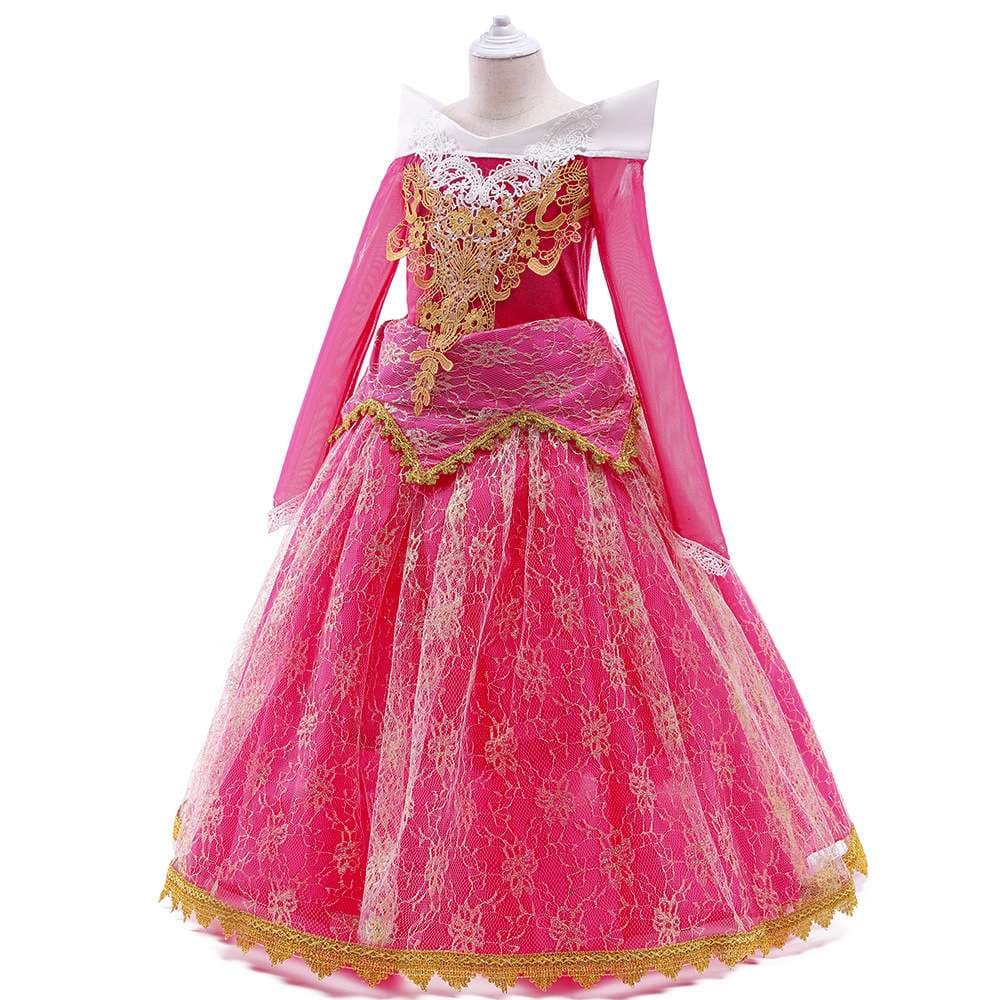 ピアノ発表会 結婚式用 子どもドレス ディズニー オーロラ姫風 プリンセス・ロイヤルドレス