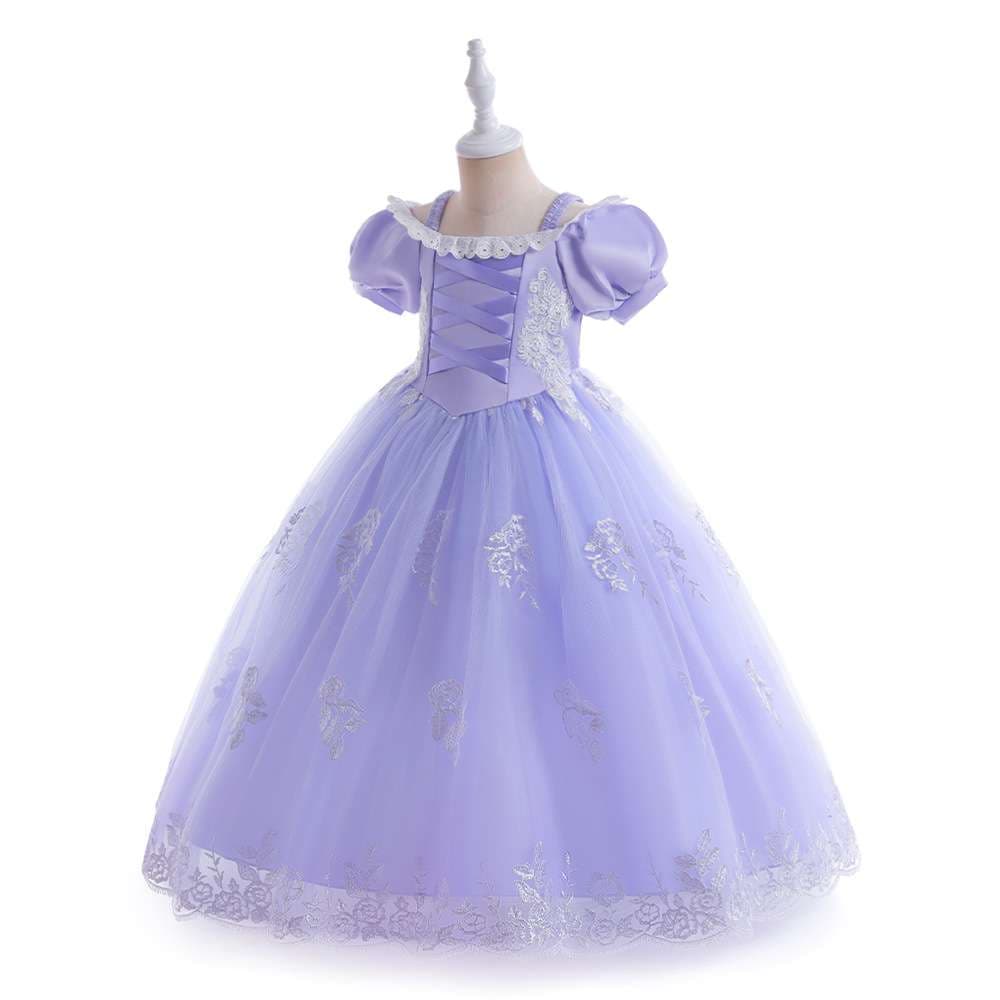 ピアノ発表会 結婚式用 子どもドレス ディズニー ラプンツェル風 魔法のプリンセスドレス