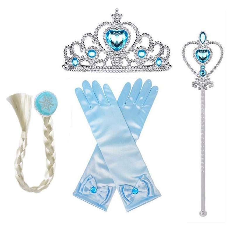 ピアノ発表会 結婚式用 子どもドレス ディズニー エルサ風 魔法のプリンセスドレス