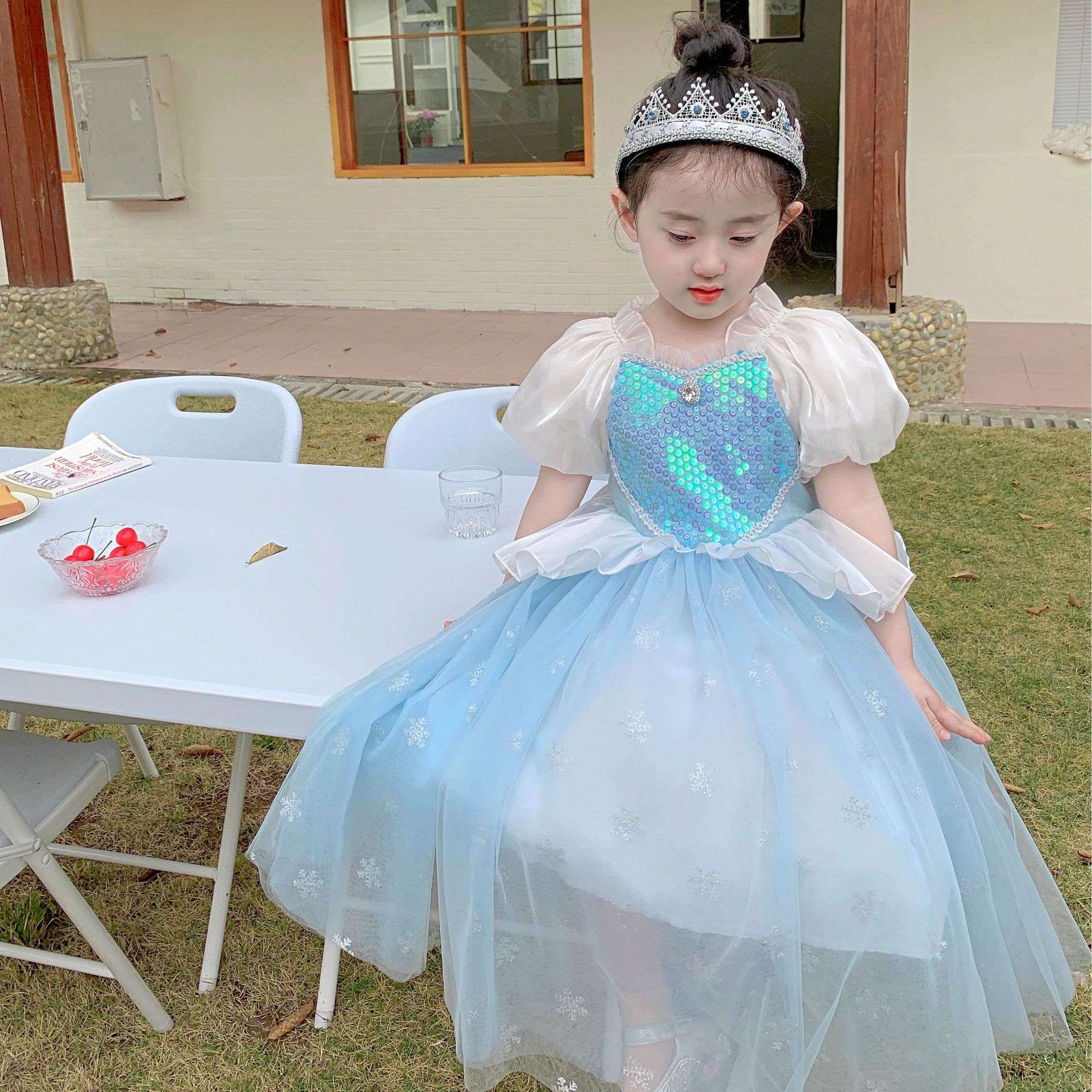 ピアノ発表会 結婚式用 子どもドレス ディズニー シンデレラ風 魔法のプリンセスドレス