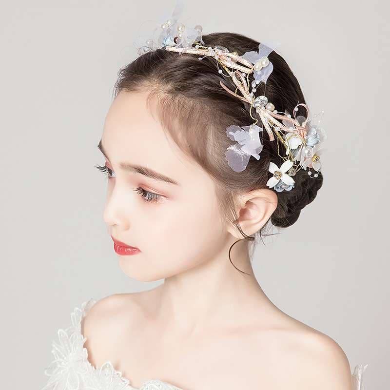 フラワーリースヘアアクセサリー