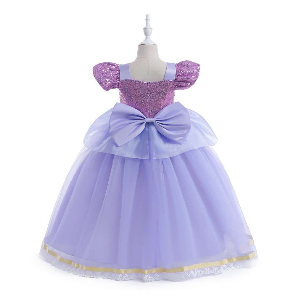 ピアノ発表会 結婚式用 子どもドレス ディズニー ラプンツェル風 魔法のプリンセスドレス