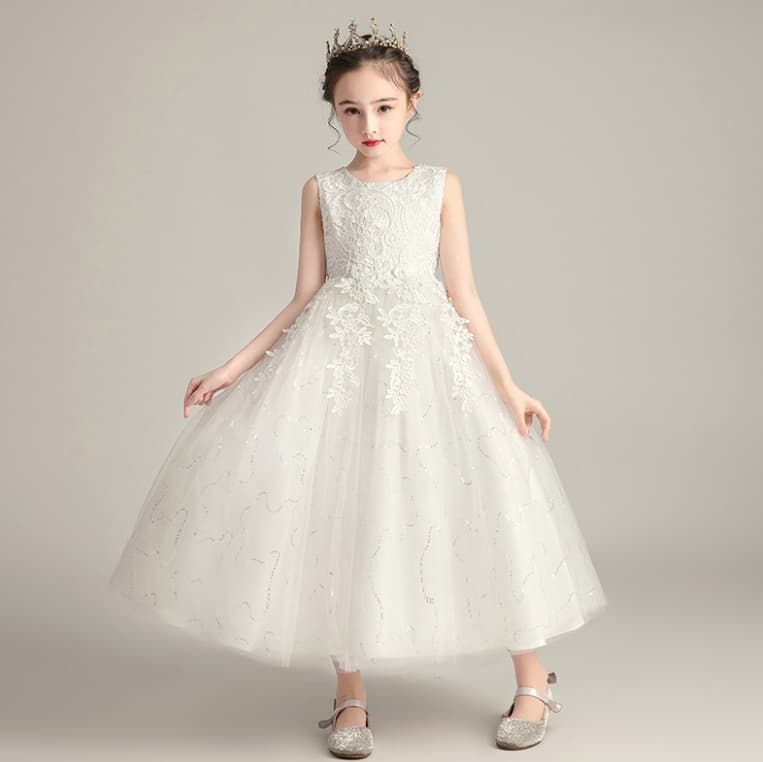 ピアノ発表会ドレス 結婚式 キッズドレス 女の子用 水色お姫様キッズドレス