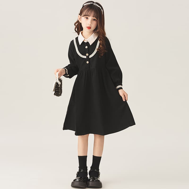 キッズドレス クラシックリボンワンピース