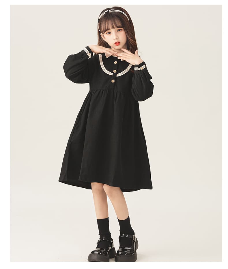 キッズドレス クラシックリボンワンピース