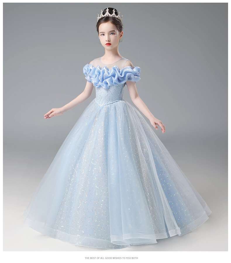 キッズドレス 妖精のようなキラキラプリンセスドレス